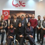 عکس یادگاری تیم تالیا در روز آخر نمایشگاه